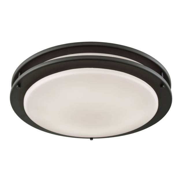Clarion 15'' Wide 1-Light Flush Mount - Oil Rubbed Bronze