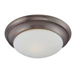 Fluor 15'' Wide 2-Light Flush Mount - Oil Rubbed Bronze