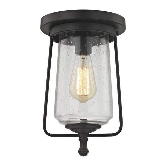 Hamel 8'' Wide 1-Light Flush Mount - Oil Rubbed Bronze
