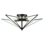Moravian Star 21'' Wide 5-Light Flush Mount - Oil Rubbed Bronze