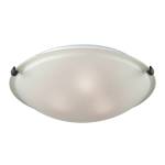 Sunglow 17'' Wide 3-Light Flush Mount - Brushed Nickel