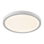 Titan 15'' Wide Integrated LED Round Flush Mount - White