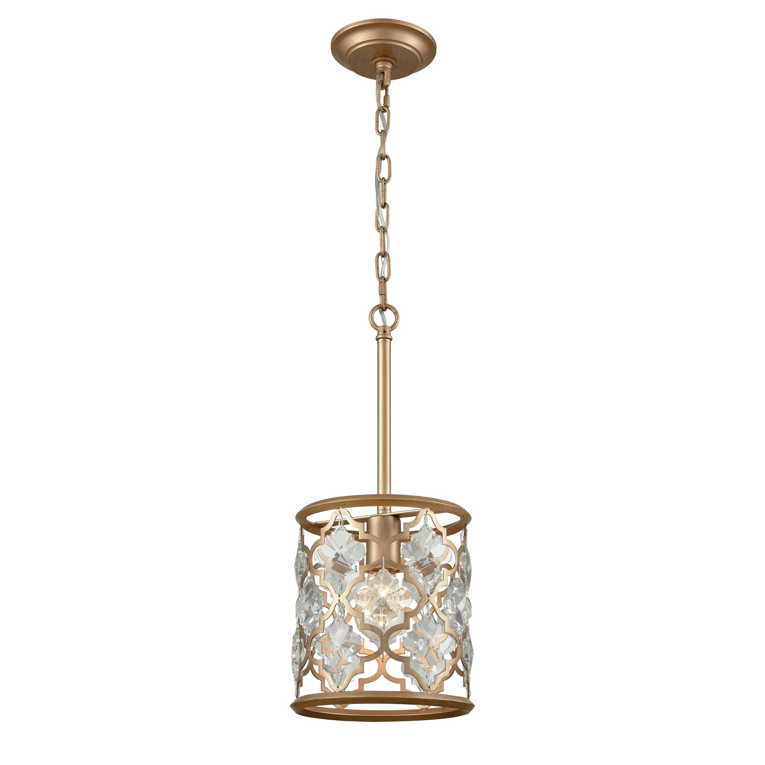 Armand 8'' Wide 1-Light Mini Pendant - Matte Gold