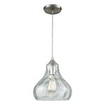 Belmont 10'' Wide 1-Light Mini Pendant - Satin Nickel