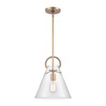 Gabby 11'' Wide 1-Light Mini Pendant - Brass