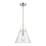 Gabby 11'' Wide 1-Light Mini Pendant - Polished Nickel