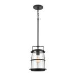 Kennington 8'' Wide 1-Light Mini Pendant - Black