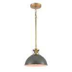 Lyndon 10'' Wide 1-Light Mini Pendant - Gray