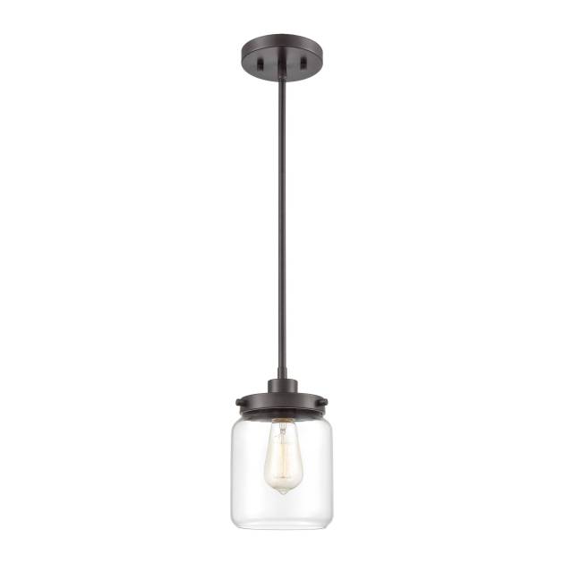 Mason 6'' Wide 1-Light Mini Pendant - Oil Rubbed Bronze