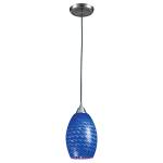 Mulinello 6'' Wide 1-Light Pendant - Satin Nickel