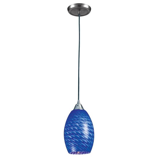 Mulinello 6'' Wide 1-Light Pendant - Satin Nickel