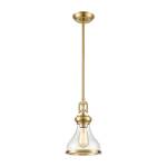 Rutherford 8.5'' Wide 1-Light Mini Pendant - Satin Brass