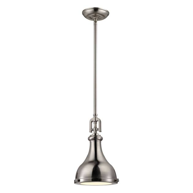 Rutherford 9'' Wide 1-Light Mini Pendant - Brushed Nickel