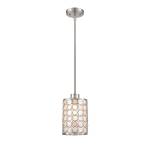 Sagamore 6'' Wide 1-Light Mini Pendant - Brushed Nickel