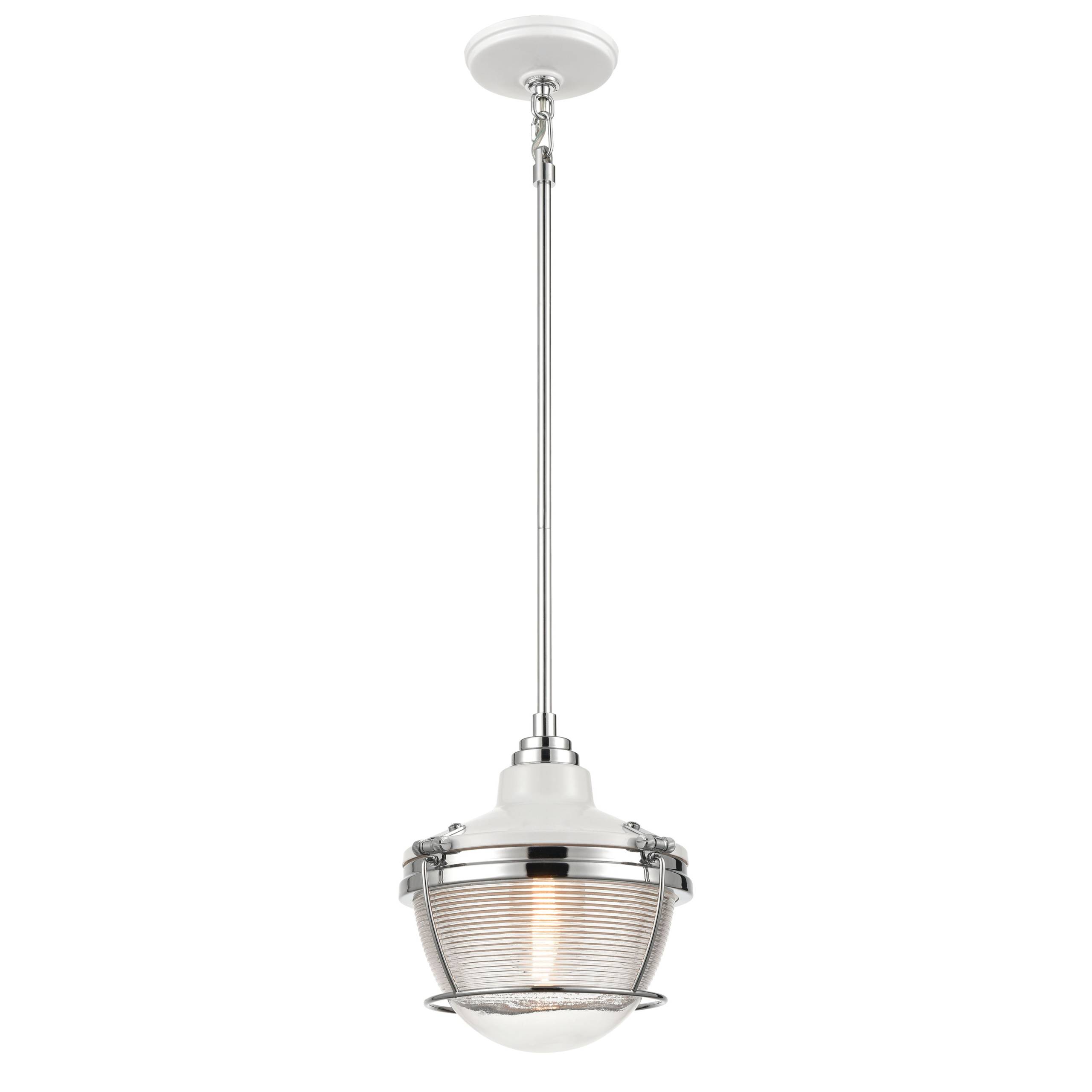 Seaway Passage 10'' Wide 1-Light Mini Pendant - Polished Nickel