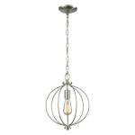 Williamsport 11'' Wide 1-Light Mini Pendant - Brushed Nickel