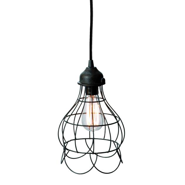 Wire 6'' Wide 1-Light Mini Pendant - Oil Rubbed Bronze