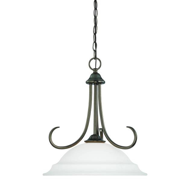 Bella 16'' Wide 1-Light Pendant - Oiled Bronze