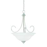 Bella 20'' Wide 3-Light Pendant - Brushed Nickel