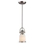 Brooksdale 5'' Wide 1-Light Mini Pendant - Satin Nickel