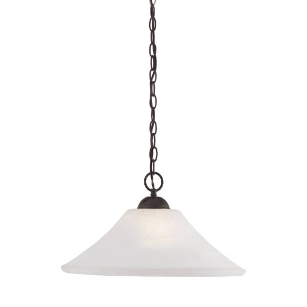 Elipse 18'' Wide 1-Light Pendant - Painted Bronze