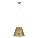 Hargen 15'' Wide 1-Light Pendant - Antique Brass