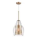 Herndon 11'' Wide 1-Light Pendant - Antique Gold