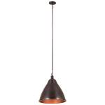 Katelyn 15'' Wide 1-Light Pendant - Dark Bronze