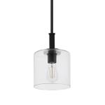 Melina 6.75'' Wide 1-Light Pendant - Matte Black