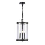 Mendoza 10.25'' Wide 3-Light Pendant - Matte Black