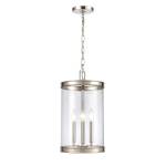 Mendoza 10.25'' Wide 3-Light Pendant - Polished Nickel