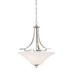 Treme 20'' Wide 3-Light Pendant - Brushed Nickel