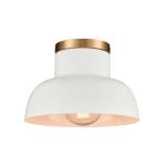 Lewellen 10'' Wide 1-Light Semi Flush Mount - Matte White