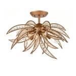 Naples 21'' Wide 5-Light Semi Flush Mount - Matte Gold