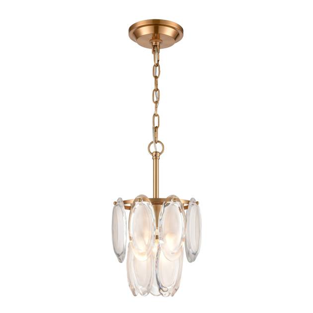 Curiosity 9'' Wide 1-Light Mini Pendant - Aged Brass