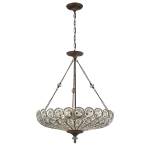 Christina 26'' Wide 6-Light Chandelier - Mocha