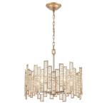 Equilibrium 19'' Wide 5-Light Chandelier - Matte Gold