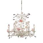 Heritage 22'' Wide 6-Light Chandelier - Cream