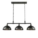 Mulvaney 49'' Wide 3-Light Linear Chandelier - Black
