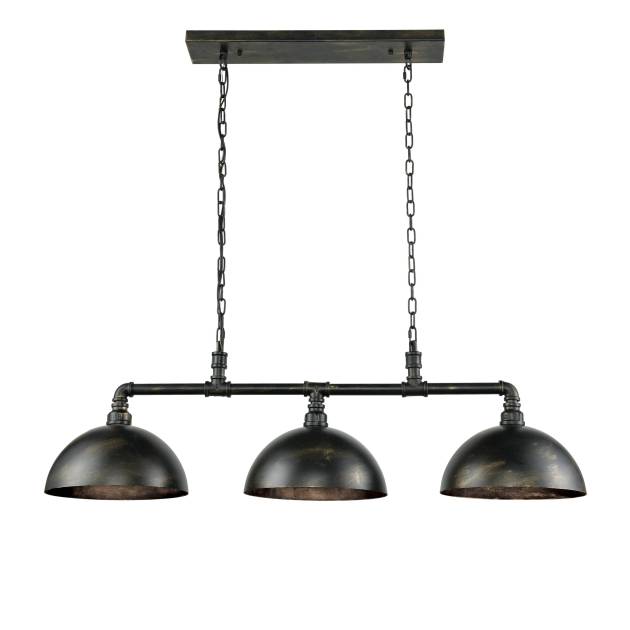 Mulvaney 49'' Wide 3-Light Linear Chandelier - Black