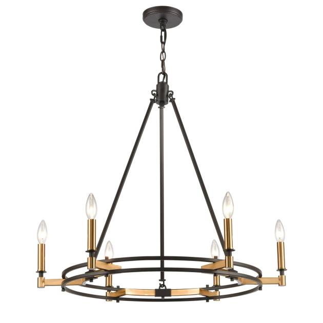 Talia 29'' Wide 6-Light Chandelier - Oil Rubbed Bronze