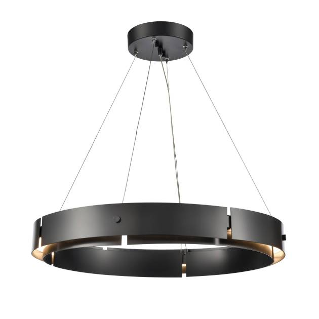 Fogelberg 26'' Wide Integrated LED Pendant - Matte Black