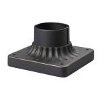 Outdoor Accessory Pier Mount - Weathered Charcoal