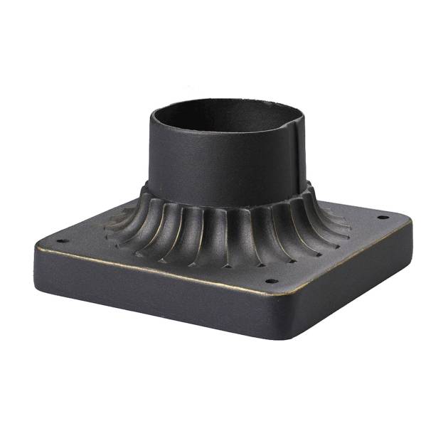 Outdoor Accessory Pier Mount - Weathered Charcoal