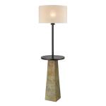 Musee 62'' High 1-Light Outdoor Floor Lamp - Slate