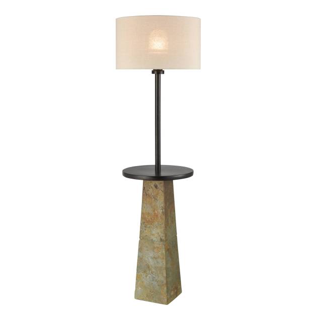 Musee 62'' High 1-Light Outdoor Floor Lamp - Slate