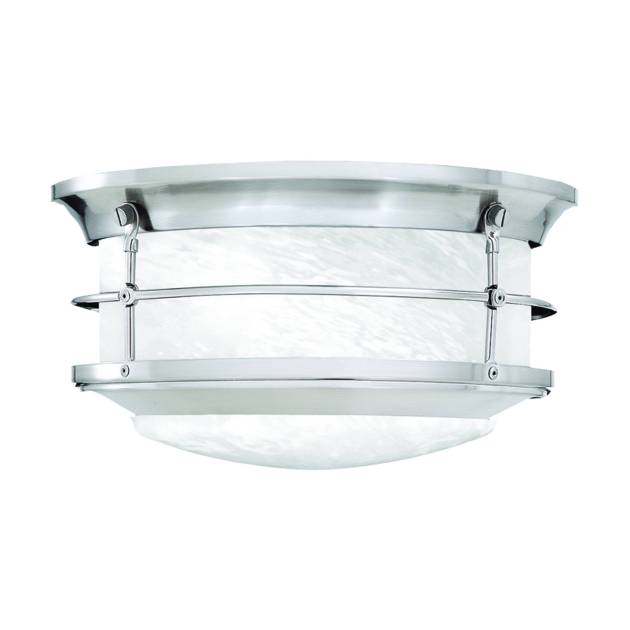 Verglas 11.25'' Wide 2-Light Outdoor Flush Mount - Brushed Nickel