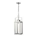 Crested Butte 9'' Wide 1-Light Outdoor Pendant - Antique Brushed Aluminum
