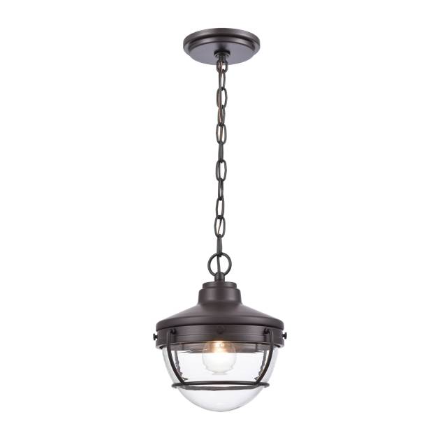 Eastport 9'' Wide 1-Light Outdoor Pendant - Oil Rubbed Bronze