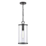 Hopkins 7.25'' Wide 1-Light Outdoor Pendant- Charcoal Black